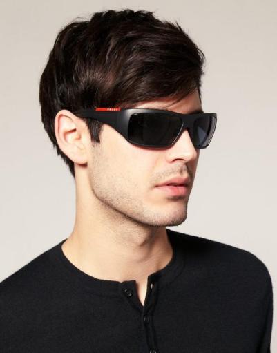 Model Kacamata Pria Terbaru Terpopuler di Tahun 2018 wrap around sunglasses, sumber : firmoo