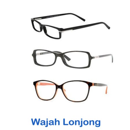 Model Pilihan Kacamata Berkualitas Pria dan Wanita Terbaru bentuk wajah lonjong